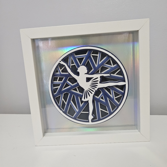 Dancer Shadow Box 3D Art Holographic Background - Picture 14 of 14